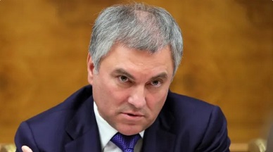 The Speaker of the State Duma threatens NATO with nuclear weapons.